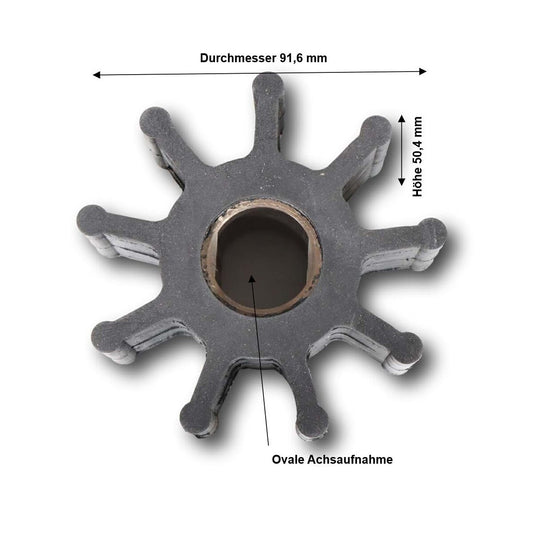 Impeller SET für Tapir 9000 (ovale Achsaufnahme)
