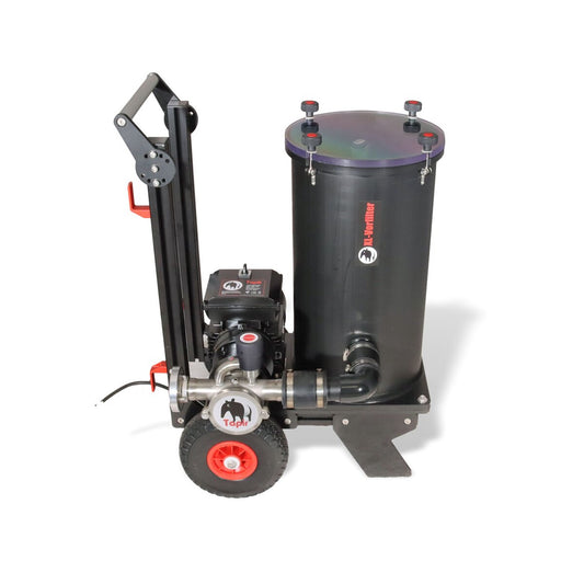 Teichschlammsauger TAPIR Vario-12000 PRO Set & Wasserrueckfuehrung