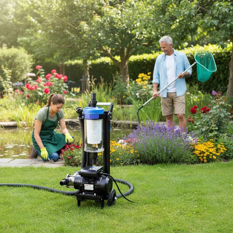 Teichsauger für den Gartenteich