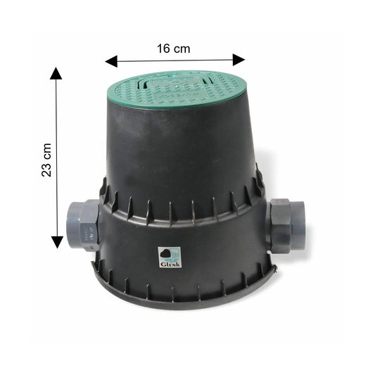 Erdschacht mit Kugelhahn 1 1/2" Innengewinde