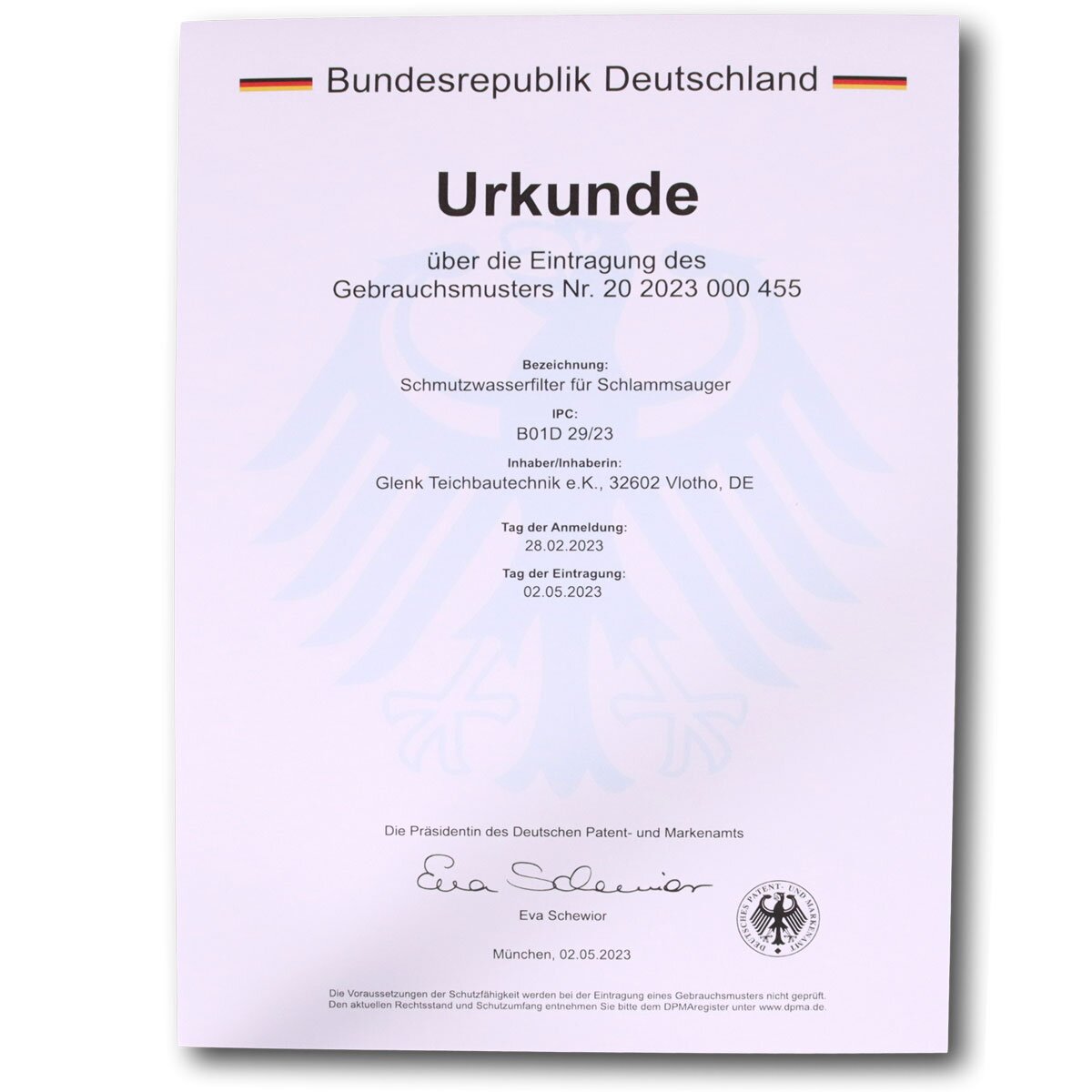 Hydroclear Filtersystem zur Wasserrückführung Wasserrecyling