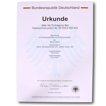 Hydroclear Filtersystem zur Wasserrückführung Wasserrecyling