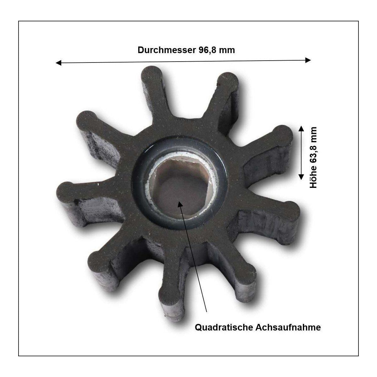 Impeller-Set für Tapir 12000 & 10000 (quadratische Achsaufnahme)