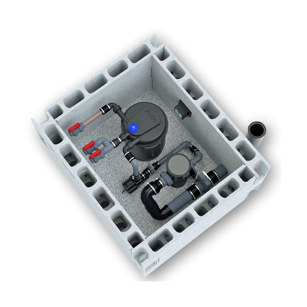 Schwimmteich Filterstation FILTECH 1