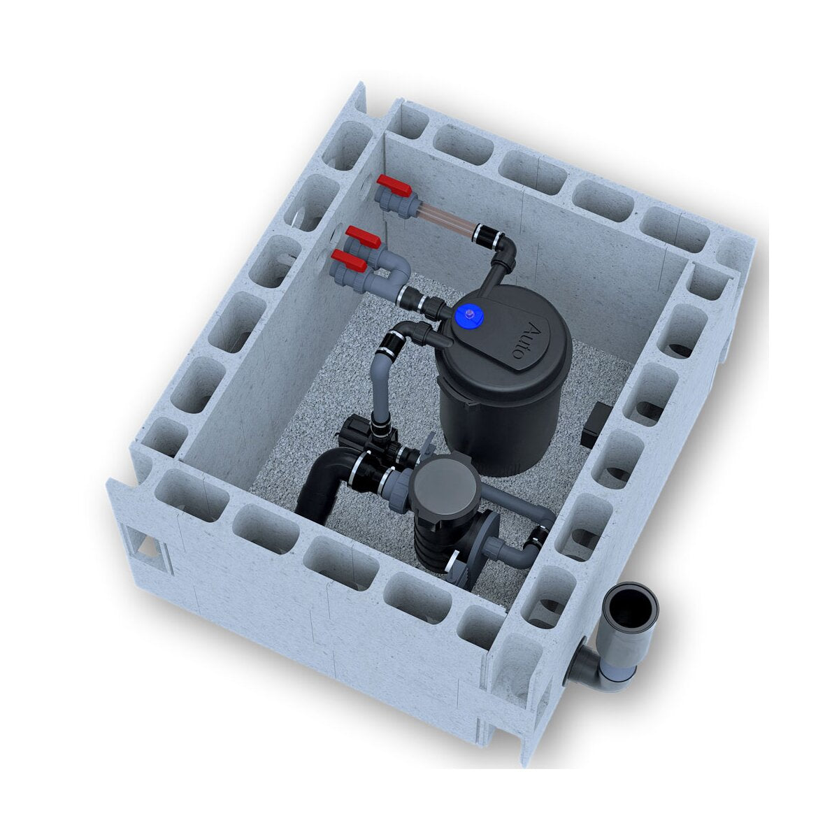 Schwimmteich Filterstation FILTECH 1