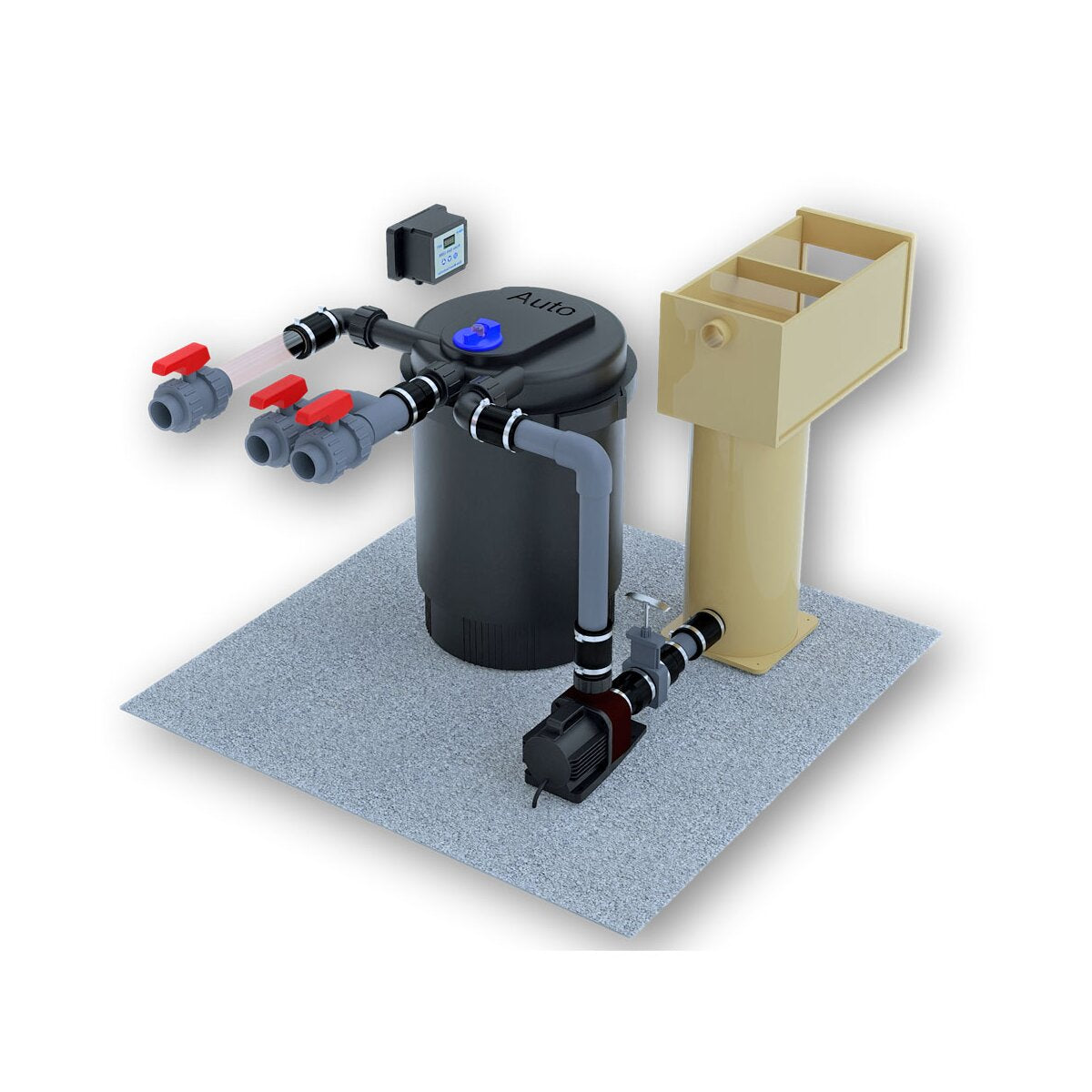 Schwimmteich Filterstation FILTECH 3