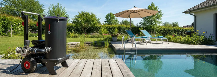 Teichsauger für den Schwimmteich