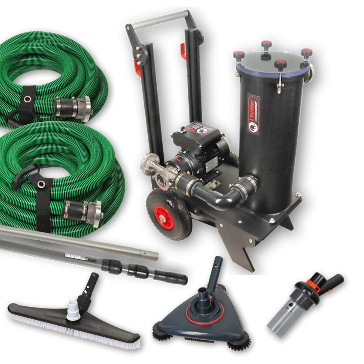 Teichschlammsauger TAPIR 6000 PRO Set