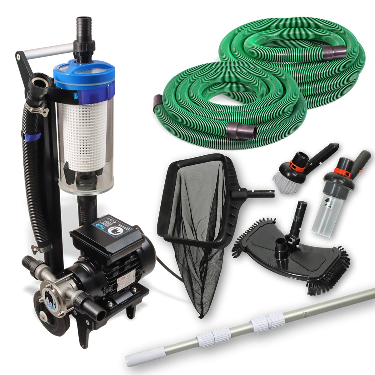 Teichschlammsauger TAPIR ECO-5000 (fahrbar) Starter-Set