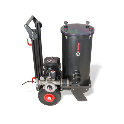 Teichschlammsauger TAPIR Vario-12000 PRO Set & Wasserrueckfuehrung