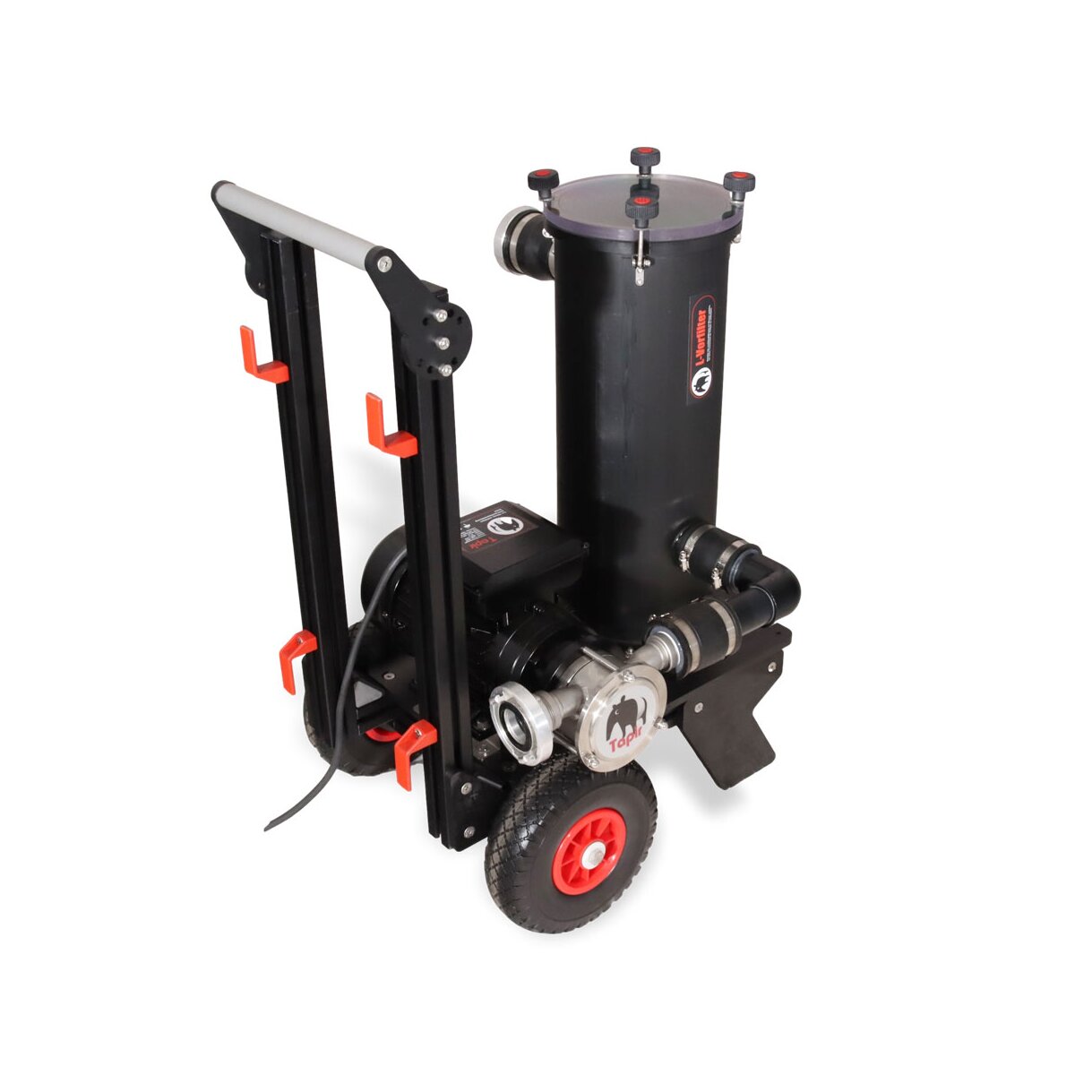 Teichschlammsauger TAPIR 9000 PRO Set  & Wasserrückführung