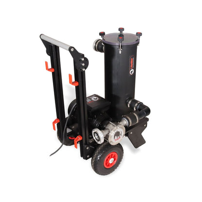 Teichschlammsauger TAPIR 9000 PRO Set  & Wasserrückführung